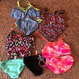 Girls Justice swimsuits size 14/16